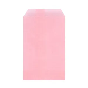 Pink Biodegradable Stamp Collecting Seed Packing Paper Coin Pouch Mini Waxed Parchment Paper Glassine Bags