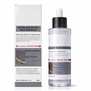 Crema Exfoliante Vegana con Niacinamida y Agua de Salvado de Arroz DR, Etiqueta Privada, Antienvejecimiento, Iluminadora, Suave, Solución Exfoliante para Rostro y Cuerpo - Product Image 1