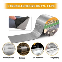 Cinta de Reparación de Butilo Autoadhesiva Multiusos, Resistente a la Intemperie, Impermeable, para Reparar Grietas en Ventanas, Tuberías y Fugas