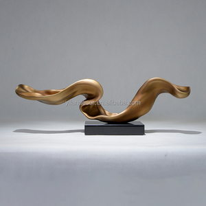 Sang trọng trừu tượng trang trí nội thất Điêu Khắc sợi thủy tinh bảng nghệ Thuật Tượng cho khách sạn nhà văn phòng trang trí nội thất nhựa Đồ trang trí - Product Image 6