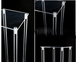 Base de Acrílico para Flores, Decoración de Mesa Principal para Bodas, Centro de Mesa de Acrílico para Bodas - Product Image 3