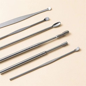 ชุดอุปกรณ์ทำความสะอาดหูแบบพกพาขนาดเล็ก ช้อนทำความสะอาดหูแบบเกลียว ทำจากสแตนเลสสั่งทำพิเศษจาก Gloway - Product Image 5