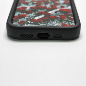 Custodia per telefono in stile rosa rossa fiore per <span class=keywords><strong>IPhone</strong></span> 11 12 13 14 15 Pro Max XR XS X <span class=keywords><strong>8</strong></span> Plus <span class=keywords><strong>Cover</strong></span> posteriore in <span class=keywords><strong>Silicone</strong></span> morbido - Product Image 6