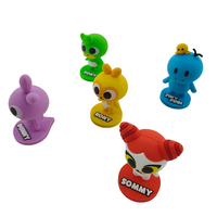 Figurines 3D personnalisées en PVC souple écologique, personnages de dessins animés, poupées, porte-clés Minion promotionnels personnalisables