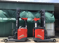Chariot élévateur électrique à conducteur debout CQD25-GC2R HELI 2500 kg avec commande au pouce pour entrepôt à rayonnages hauts et couloirs étroits