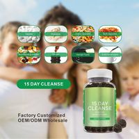 HDK OEM ODM Gummies Détox Nettoyantes en 15 Jours pour le Soutien Intestinal, Complément de Détoxification, Santé Digestive, Marque Privée, Usine de Gummies Personnalisés