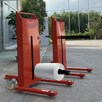 Lève-rouleaux d'étiquettes manuel pour la manutention et l'empilage en entrepôt, opération simple, personnalisable