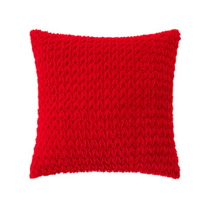 AmityFactory özel <span class=keywords><strong>45x45cm</strong></span> beyaz Polyester kare yumuşak yastık örtüsü ev otel noel dekoratif katı ev yastık kılıfları