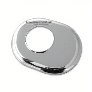 Herrajes para Puerta Sara Eccentric Rosette EcoBianco con Acabado Cromado - Product Image 3