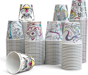 Vasos de Papel Compostables con Logotipo Personalizado, Vasos de Café Desechables Ecológicos - Product Image 3