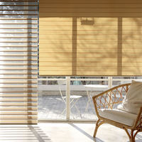 CHANGANE Elita Fabriqué en Corée Shangrila Rideau occultant automatique sans fil moderne de qualité supérieure avec filtre de lumière pour fenêtre zébrée