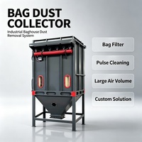 Système de filtration à sacs industriel à jet pulsé pour le contrôle des poussières dans les fours d'usines de matériaux réfractaires