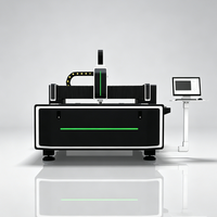Découpeuse laser à fibre rapide 3000W 6000W pour aluminium et acier inoxydable, machine de découpe CNC de table avec tête de découpe Raytools