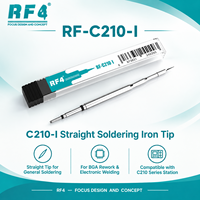 Embout de fer à souder de précision RF4 C210-I, série C210, compatible avec le système de changement rapide et chauffage uniforme pour la soudure et la réparation
