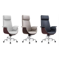 Chaise de conférence Chaise de bureau en cuir Chaise de bureau pivotante chaise de direction ergonomique mobilier de bureau de luxe