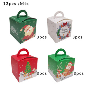 Sacchetti <span class=keywords><strong>e</strong></span> scatole per la spesa in carta regalo personalizzata con Logo all'ingrosso sacchetti <span class=keywords><strong>e</strong></span> scatole di alta qualità per imballaggio regalo di natale con stampa completa - Product Image 4