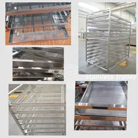 Séchoir à plateaux ZHENGAN 560 kg, chauffage électrique, matériau SUS316L, four à air chaud circulant 380V, pour la transformation de viande séchée (bœuf jerky)