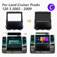 Autoradio Android 64 Go pour Land Cruiser Prado 120 3 2002 - 2009
