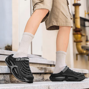 Chaussons d'été pour hommes, style sportif, antidérapants, en EVA solide, bout rond, pour couple, haute valeur chromatique, semelle épaisse, usage extérieur - Product Image 6