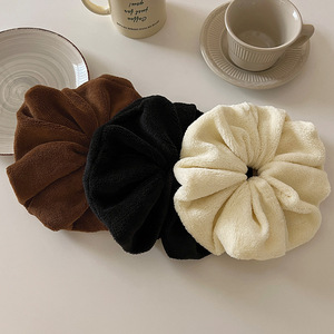 Coletero de felpa de 21 cm con diseño de Bestia Comedora de Oro, de secado rápido, elegante, sencillo, informal, para otoño-invierno, para moños y lavado de cara - Product Image 2