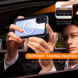 Shellbox mới nhất chất lượng cao trong suốt 360 độ hoàn toàn kín chống bụi chống thả IP68 điện thoại không thấm nước trường hợp đối với iphone16 - Product Image 3