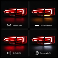 Feux arrière à LED BK pour Volkswagen Jetta 2015-2018, haute performance, clignotants séquentiels, feux de freinage et antibrouillard, installation Plug & Play