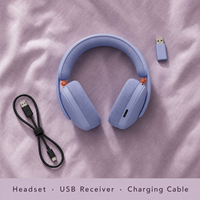 Untuk Headset Gaming Nirkabel G325 ANC dengan Desain Over-Ear Latensi Rendah 5.2, Daya Tahan Baterai 20+ Jam, Driver Dinamis, LED