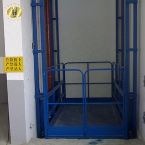 Plateforme élévatrice de fret pour petits colis de 1000 kg, prix, élévateur hydraulique vertical à rail de guidage pour entrepôt, espace limité - Product Image 5