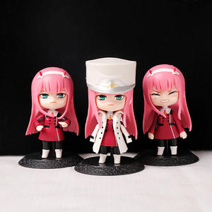 Anime tesoro nel modello FRANXX <span class=keywords><strong>Zero</strong></span> due caratteri 3 pezzi Set PVC ornamento Desktop Action Figure 10cm - Product Image 2