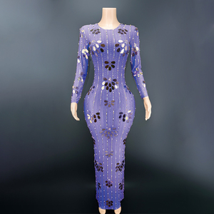 Twotwinstance — <span class=keywords><strong>robe</strong></span> de <span class=keywords><strong>demoiselle</strong></span> <span class=keywords><strong>d</strong></span>'<span class=keywords><strong>honneur</strong></span> à paillettes, <span class=keywords><strong>robe</strong></span> de mariage Maxi transparente, moulante, Y2367, pour fête <span class=keywords><strong>d</strong></span>'anniversaire pour femmes, 2021 - Product Image 4