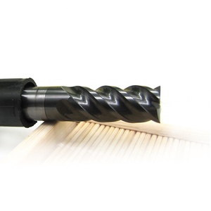 Fraise en bout à grande vitesse outils de coupe plats en carbure solide indexable HRC65 4 flûtes fraise CNC <span class=keywords><strong>UEX</strong></span> pour métal - Product Image 5