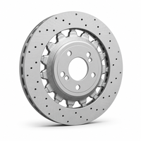 Disque de frein d'origine pour BMW, directement de l'usine # 34118072019 Disque de frein ventilé à revêtement géométrique pour essieu arrière, pièces automobiles