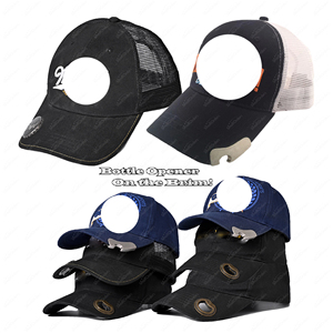 Custom Promotional Gifts Items 3D Embroidered logo Foam Mesh Balls Snapback Truck Driver Baseball Sports Bottle Opener Hats Caps