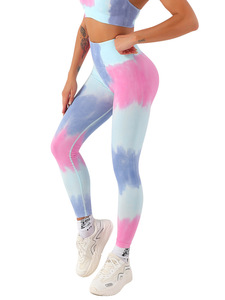 Leggings de Yoga Tie Dye para Mujer, Elásticos, Deportivos, de Cintura Alta, Sin Costuras, Ropa de Gimnasio, Moda Femenina - Product Image 2