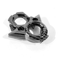 Cubierta de Control Central Estilo Fibra de Carbono Surron Light Bee X, Placa de Llave, Tapa de Encendido para Piezas de Bicicleta Eléctrica Segway X160 X260 LBX