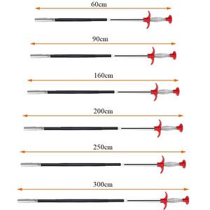 Déboucheur d'égouts à quatre griffes, serpentin flexible pour drain, <span class=keywords><strong>attrape</strong></span>-cheveux, déboucheur de tuyaux d'évier, outils de débouchage - Product Image 6