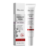 Crème pour les yeux à la caféine DOLANJN, vitamine C, élimination des cernes et des rides, 377 Niacinamide, rétinol, crème pour les yeux pour un teint éclatant