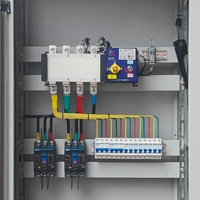 Panneau de commutation de transfert automatique Chint, armoire de distribution ATS double alimentation avec disjoncteur pour générateur, boîte d'alimentation de secours d'urgence