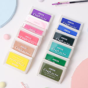 40colours Craft Ink <strong>Pad</strong> <strong>Stamps</strong> DIY Multicolor Craft <strong>Stamp</strong> <strong>Pad</strong> for Kids Finger-Print Drawing - Product Image 4