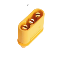 Conector Amass MR30PB de alta calidad, hembra, macho, chapado en oro, placa PCB de 3 pines, enchufes específicos, conectores/F
