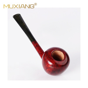 MUXIANG Briarwood Smoking Pipe Straight Stem 3mm Mouthpiece Handmade Tobacco Pipe Set - Product Image 5