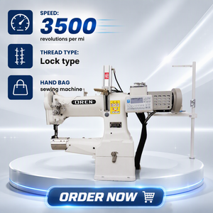 RN8B-SD Handbag foot sewing machine, industrial sewing machine, leather drum bed wide sewing machine - Product Image 1