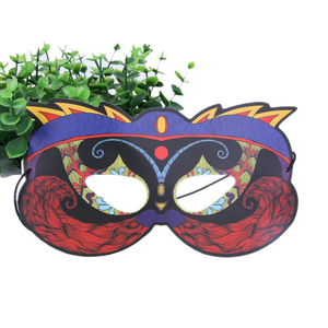 Custom Cheap Full Logo Digital Printing PVC Kid Eyes Mask Party