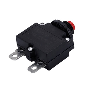 Mini <span class=keywords><strong>disjoncteur</strong></span> interrupteur de bonne qualité <span class=keywords><strong>bouton</strong></span> <span class=keywords><strong>noir</strong></span> ou <span class=keywords><strong>rouge</strong></span> <span class=keywords><strong>disjoncteur</strong></span> à réinitialisation manuelle protecteur de surcharge thermique - Product Image 1