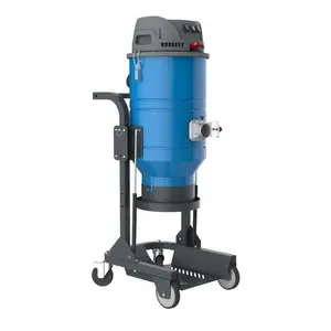 Industrial vacuum cleaner for dry grinding