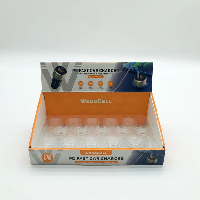 Custom  Inserts Unique Display Box Packaging for Electronic  Accessory Product Showcase 2 Day Sample