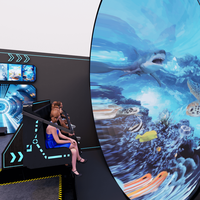 Simulateur de cinéma 5D, cinéma 7D, parc d'attractions de réalité virtuelle, cinéma immersif 3D en dôme VR