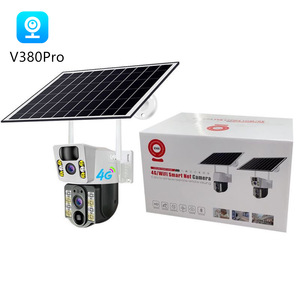 V380Pro 4G Solar Powered <b>Camera</b> Dual View Outdoor HD <b>Night</b> Vision Two Way Audio Cloud Storage - Product Image 1