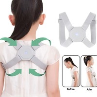 Support dorsal ajustable léger et respirant pour usage quotidien avec capteur de vibration
