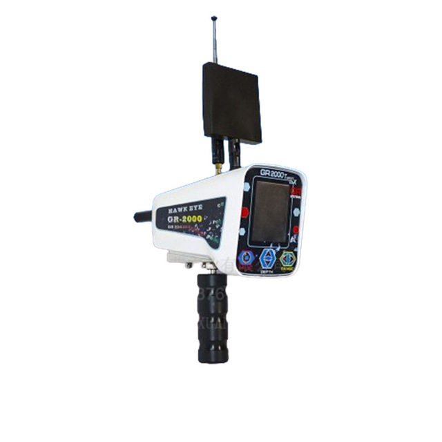 GR2000 White China Made Dual Frequency High Sensitivity Underground Metal Detector for Treasure Exploration Gold Silver Gems